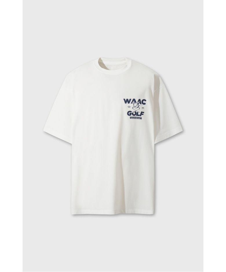 Men Tricot mesh high-neck t-shirts WMTCM26330WHX