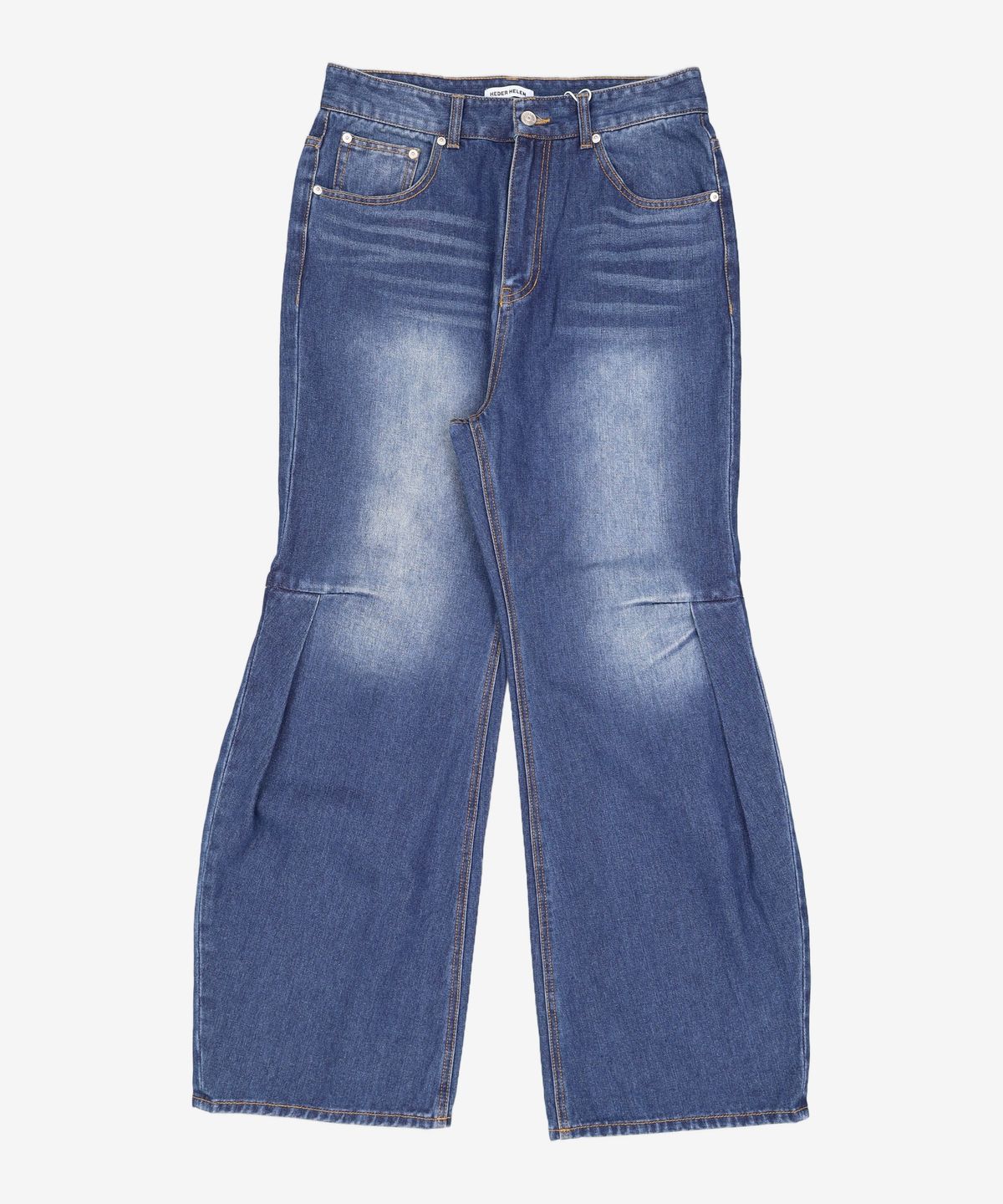 헤더헬렌(HEDER HELEN) Cut timber denim pants dark blue M