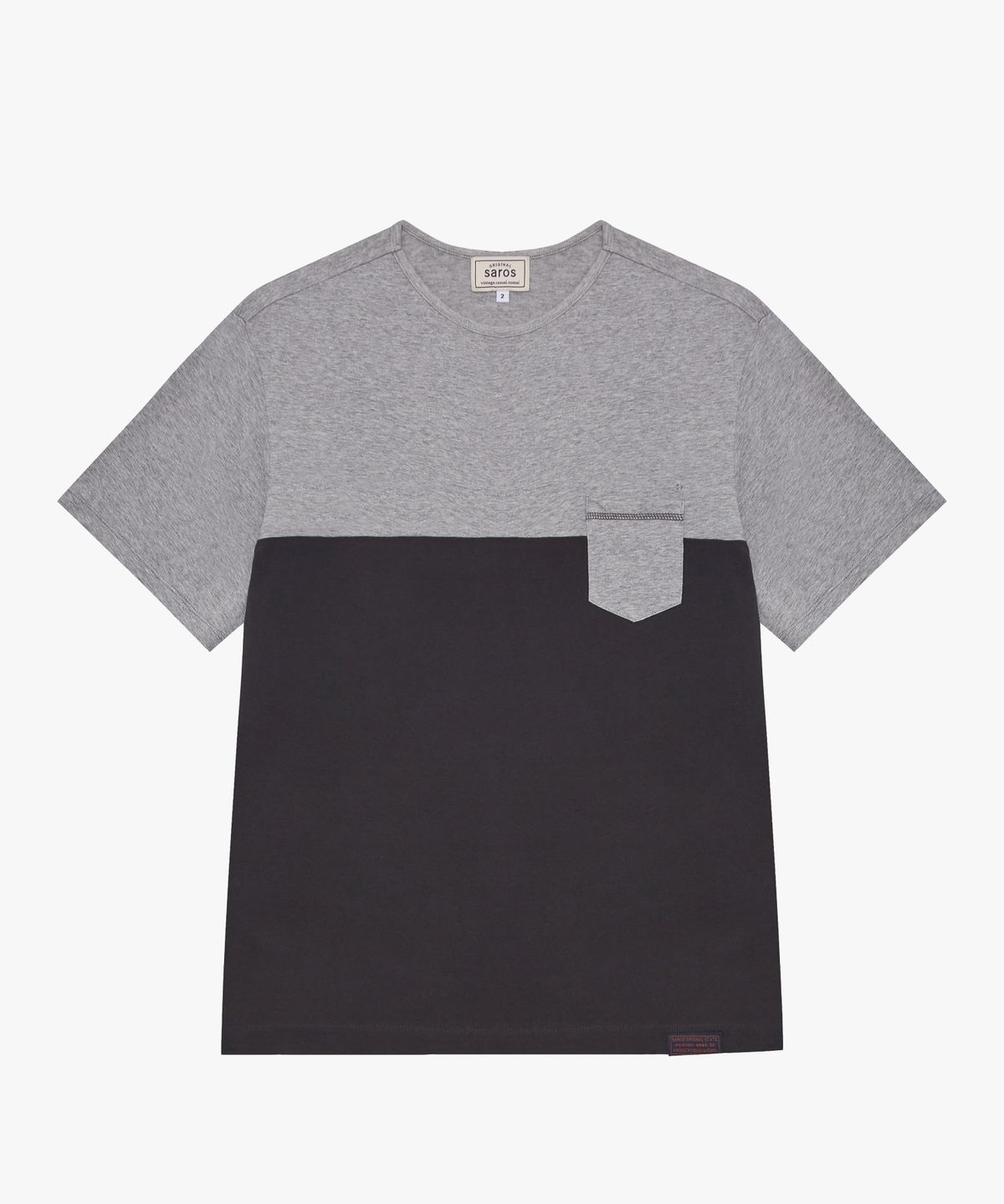 사로스(saros) Saros Half Pocket T -Shirt - Gray(2)