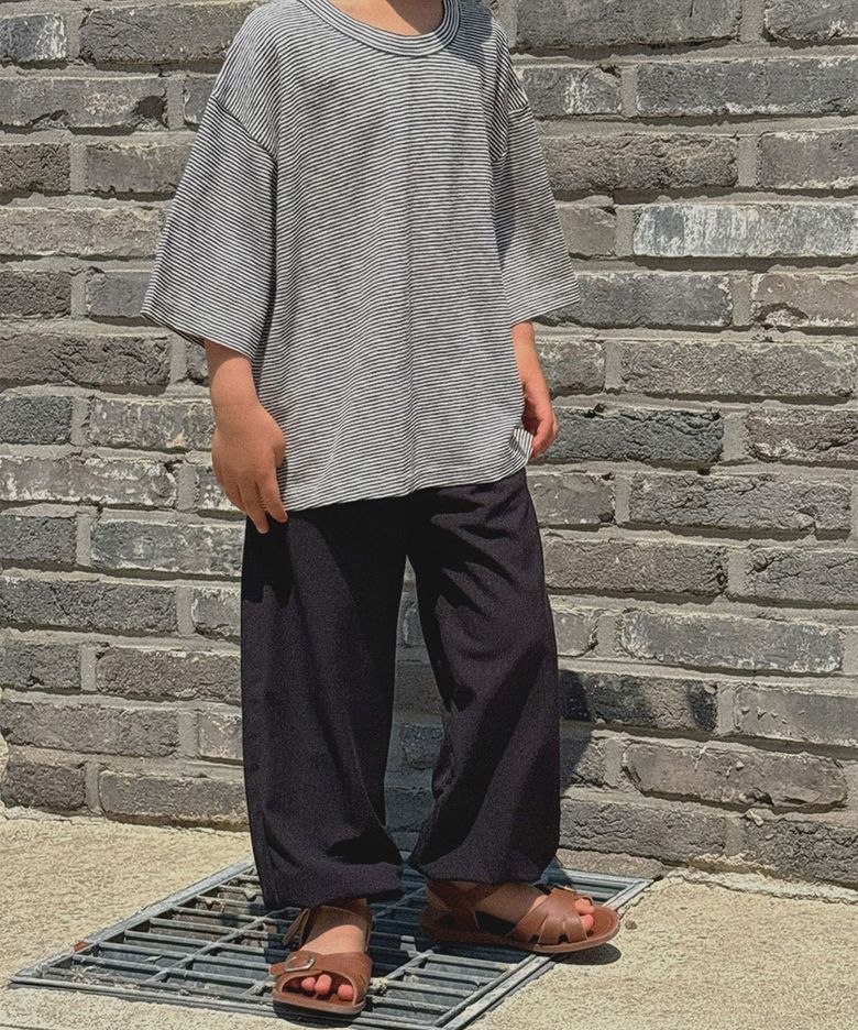 아이스 플리츠 조거 팬츠 _블랙