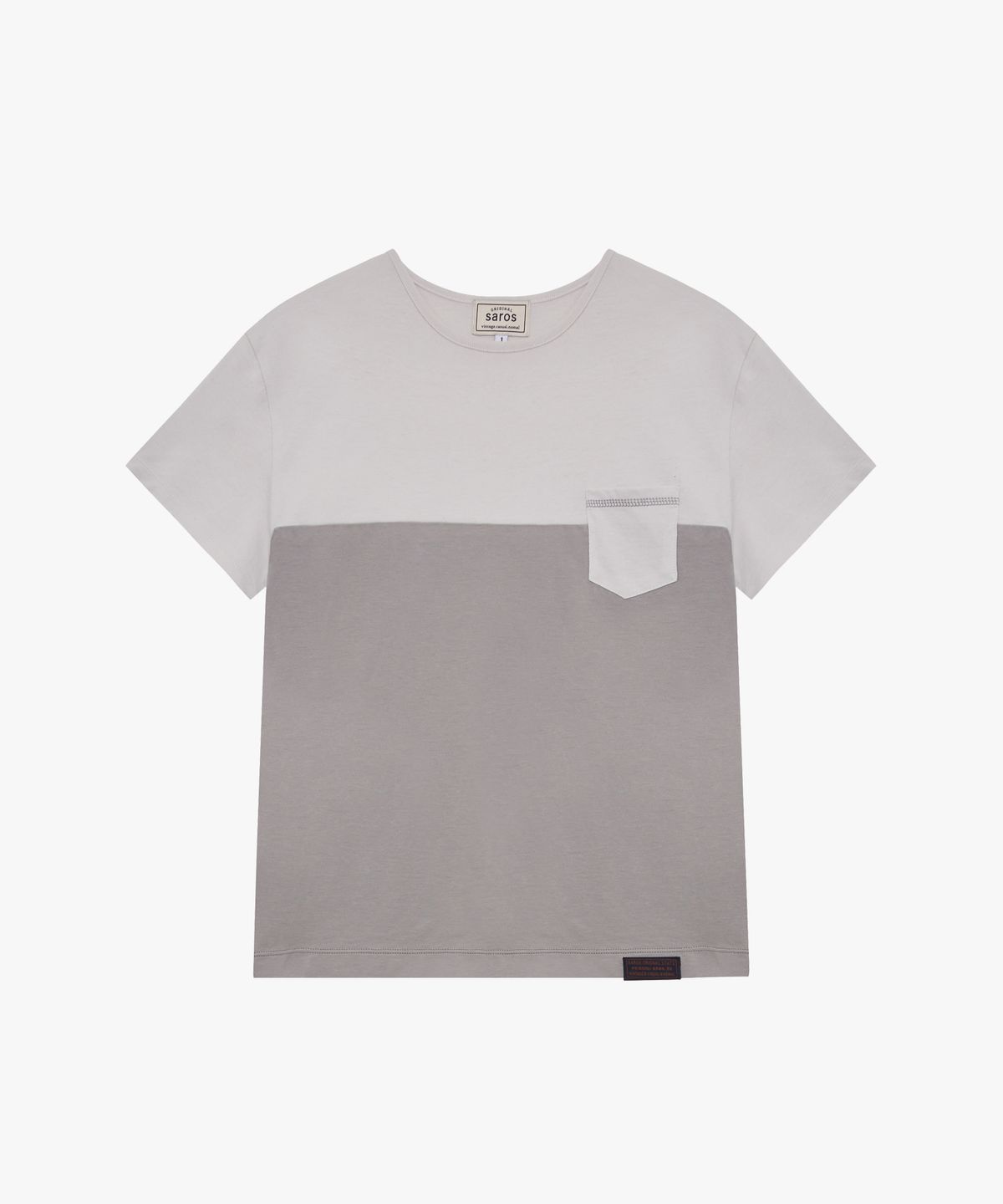 사로스(saros) Saros Half Pocket T -Shirt - Light Gray(1)