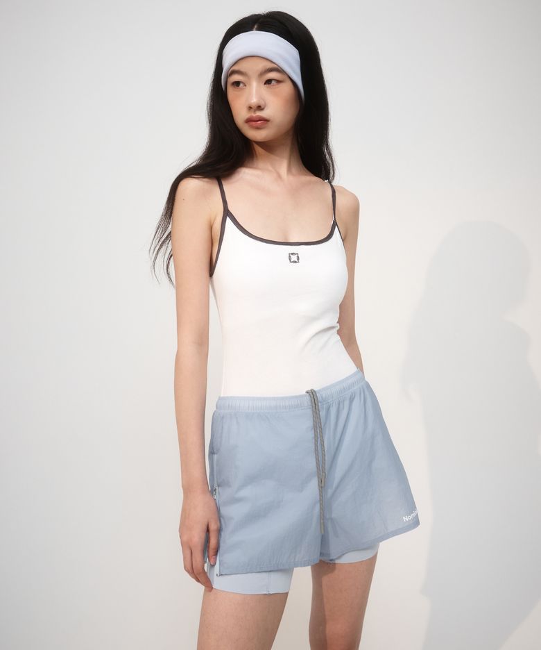 쉬어 립스탑 레깅스 내장 투인원 러닝 쇼츠