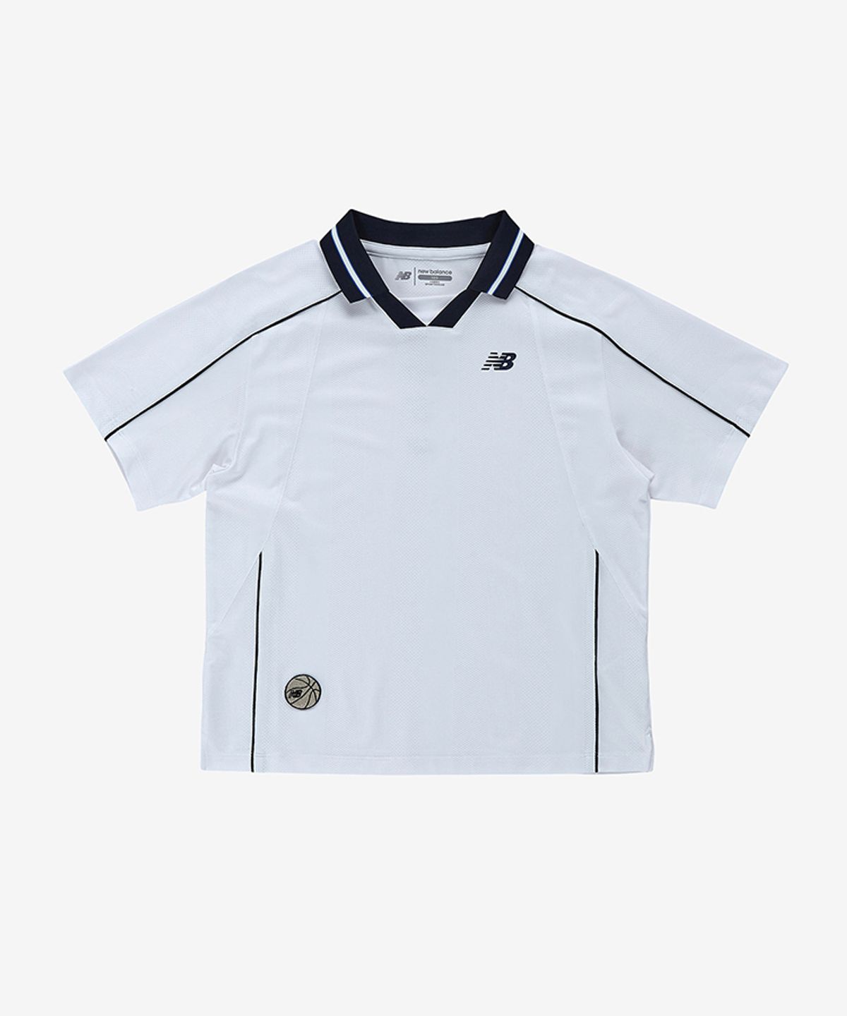 뉴발란스 키즈(NEWBALANCEKIDS) METALLIC SUMMER_카라 요꼬 저지 티셔츠 아동 반팔티 NK9EG2762U10