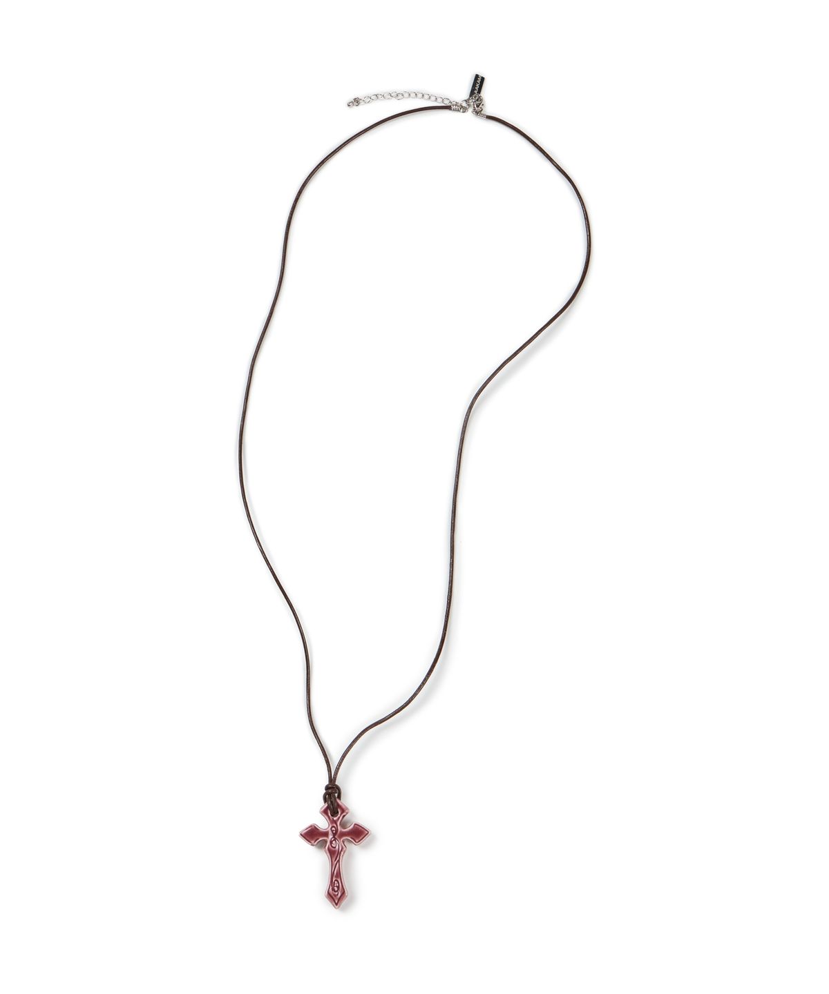 아캄(AAKAM) Ceramic CROS2 Necklace (Red)