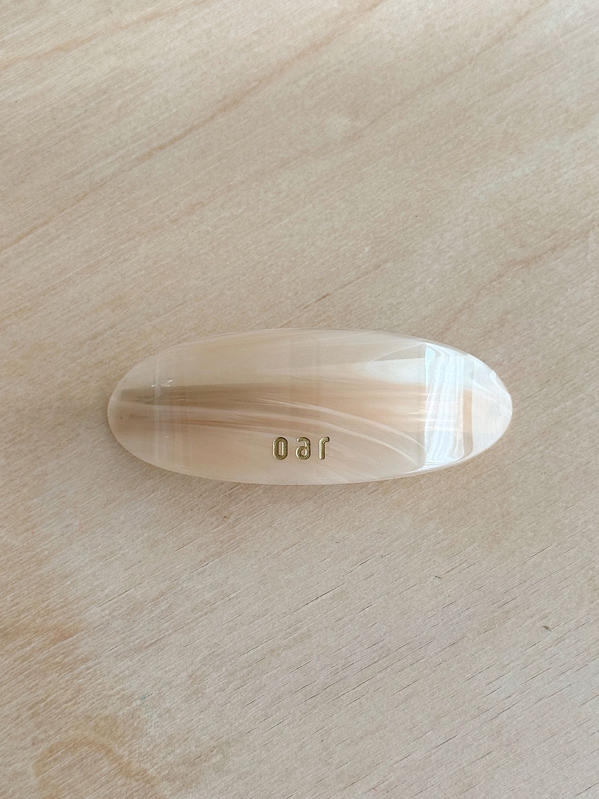 오에이알(OAR) 클래식 빅 마블 바렛 [베이지]