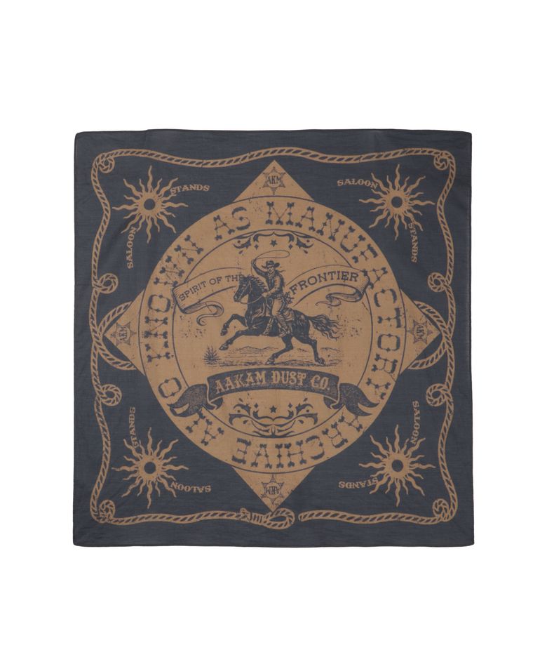 Western Signature Bandana (Navy)