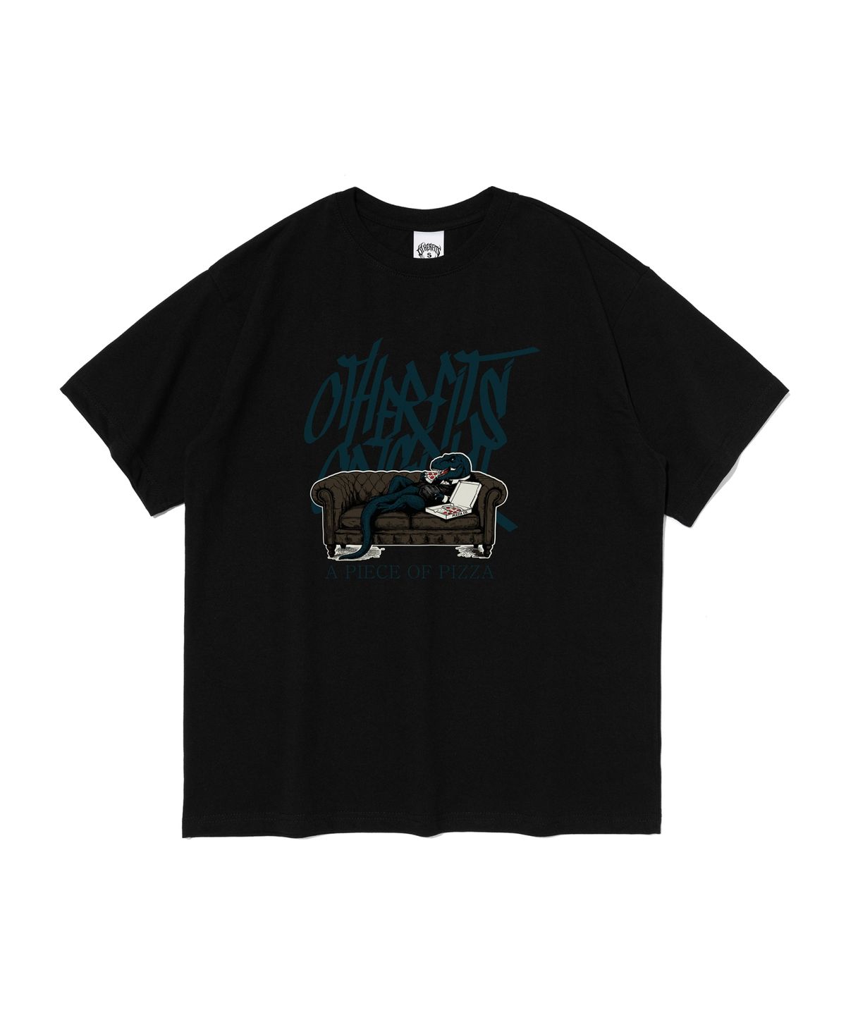 아더피츠(OTHERFITS) 티렉스 그래픽 반팔티셔츠 (블랙)