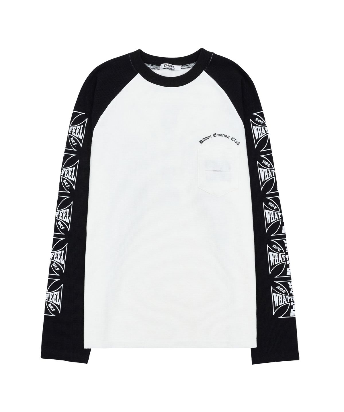 데프(DEF) DEF WAFFLE LONG SLEVEES BLACK