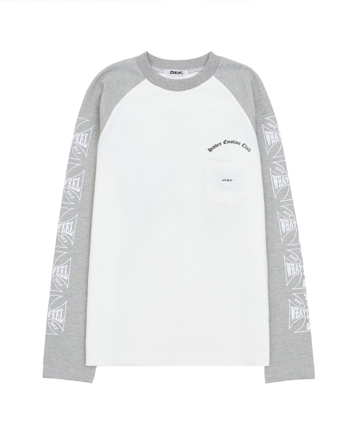 데프(DEF) DEF WAFFLE LONG SLEVEES GREY