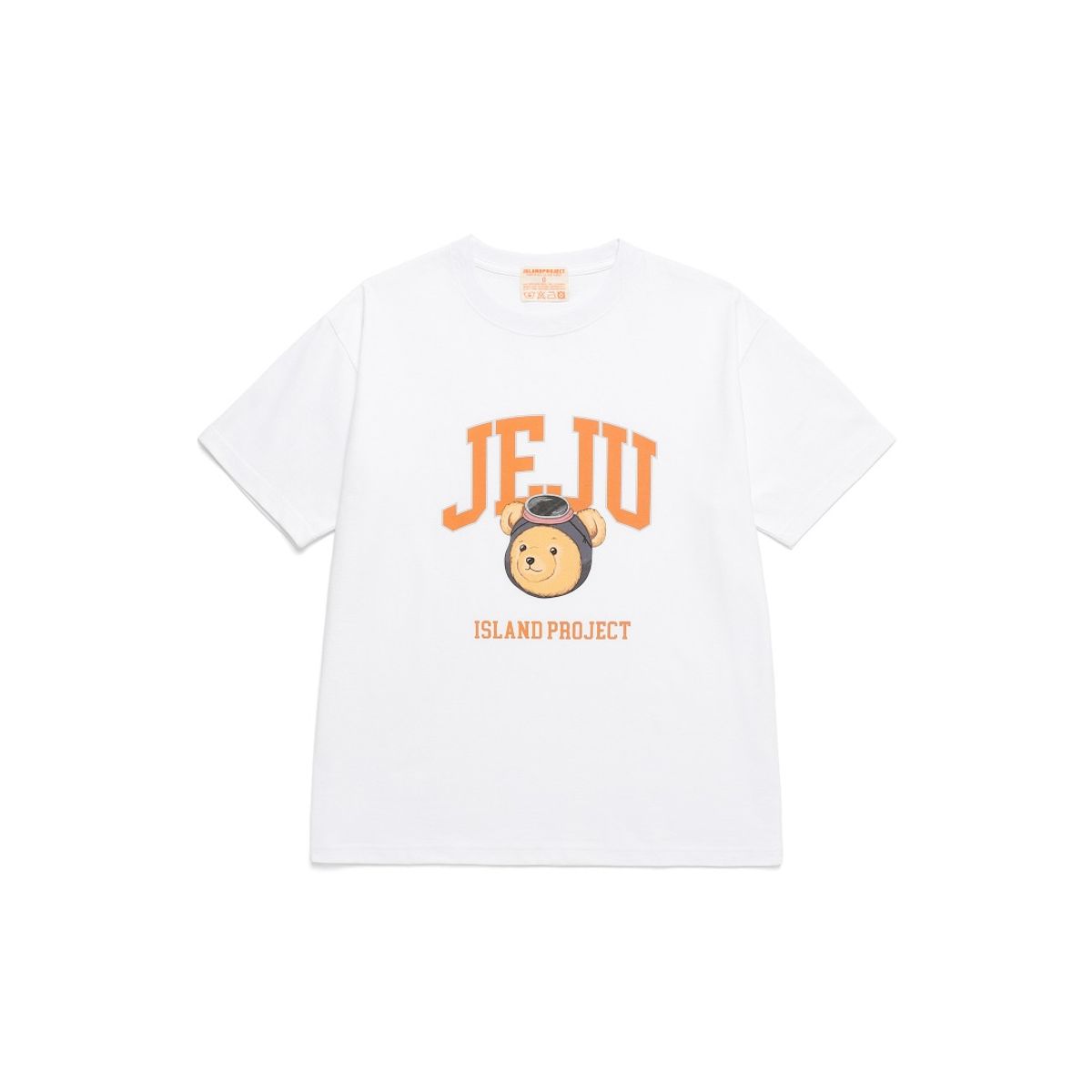 아일랜드 프로젝트(ISLAND PROJECT) Diver Bear Head T-shirt - White