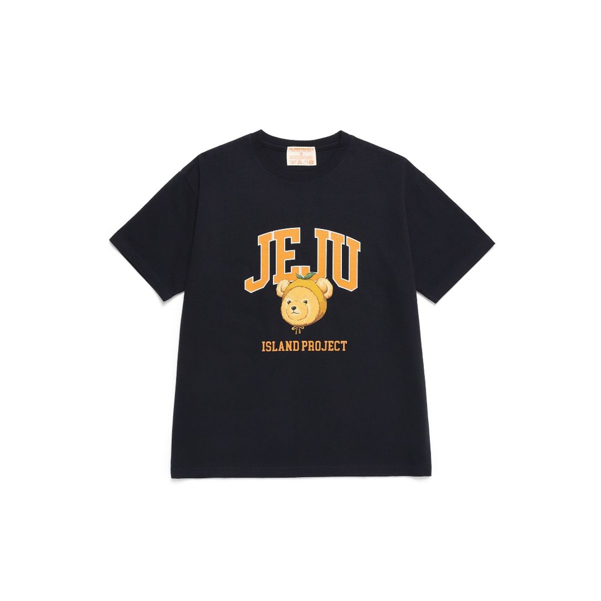 아일랜드 프로젝트(ISLAND PROJECT) Mandarine Bear Head T-shirt - Navy
