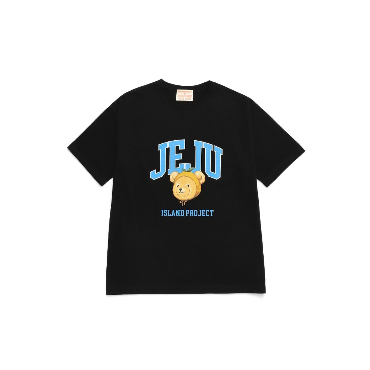 아일랜드 프로젝트(ISLAND PROJECT) Mandarine Bear Head T-shirt - Black