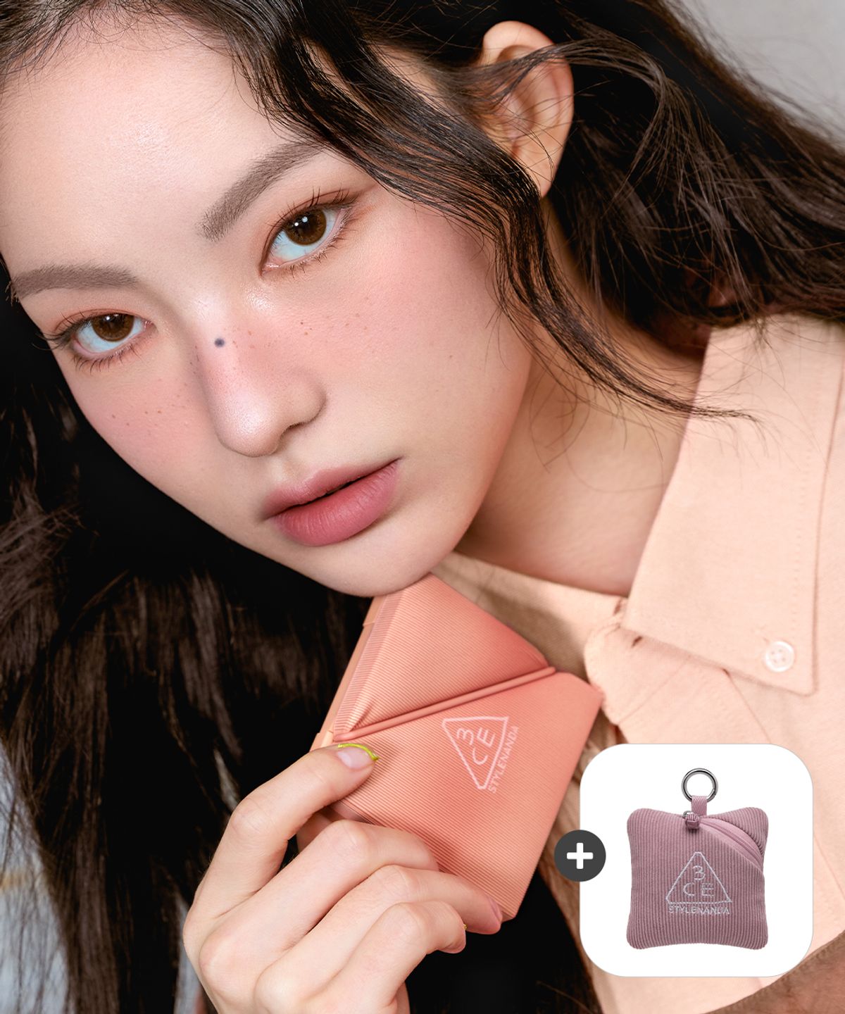 쓰리씨이(3CE) 멀티 아이 컬러 팔레트 더 텍스타일 (증정 텍스타일 키링 파우치)