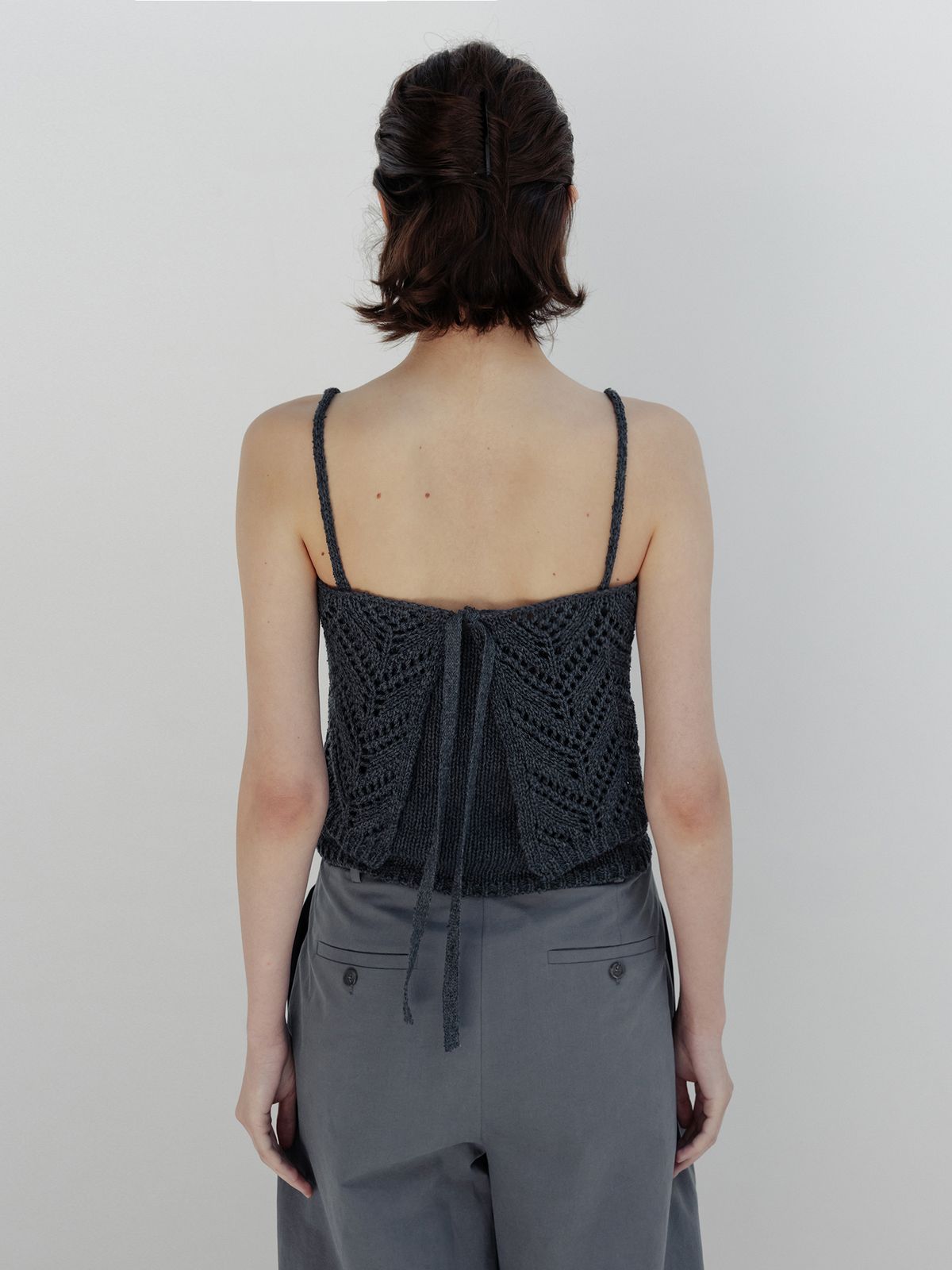 모이아(MOIA) layered knit belt (ash blue)