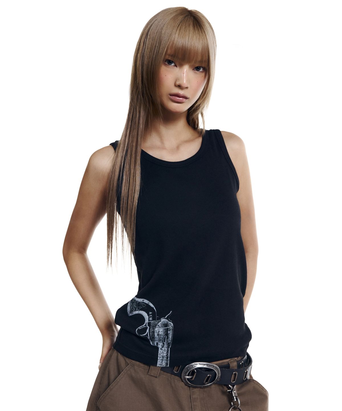 아캄(AAKAM) Gunslinger Sleeveless (Black)