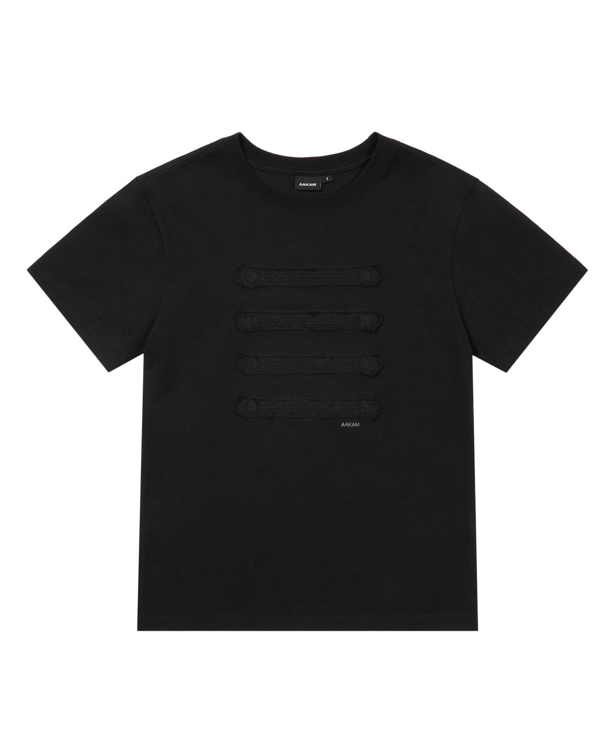 아캄(AAKAM) Napoleon Corded Half Top (Black)