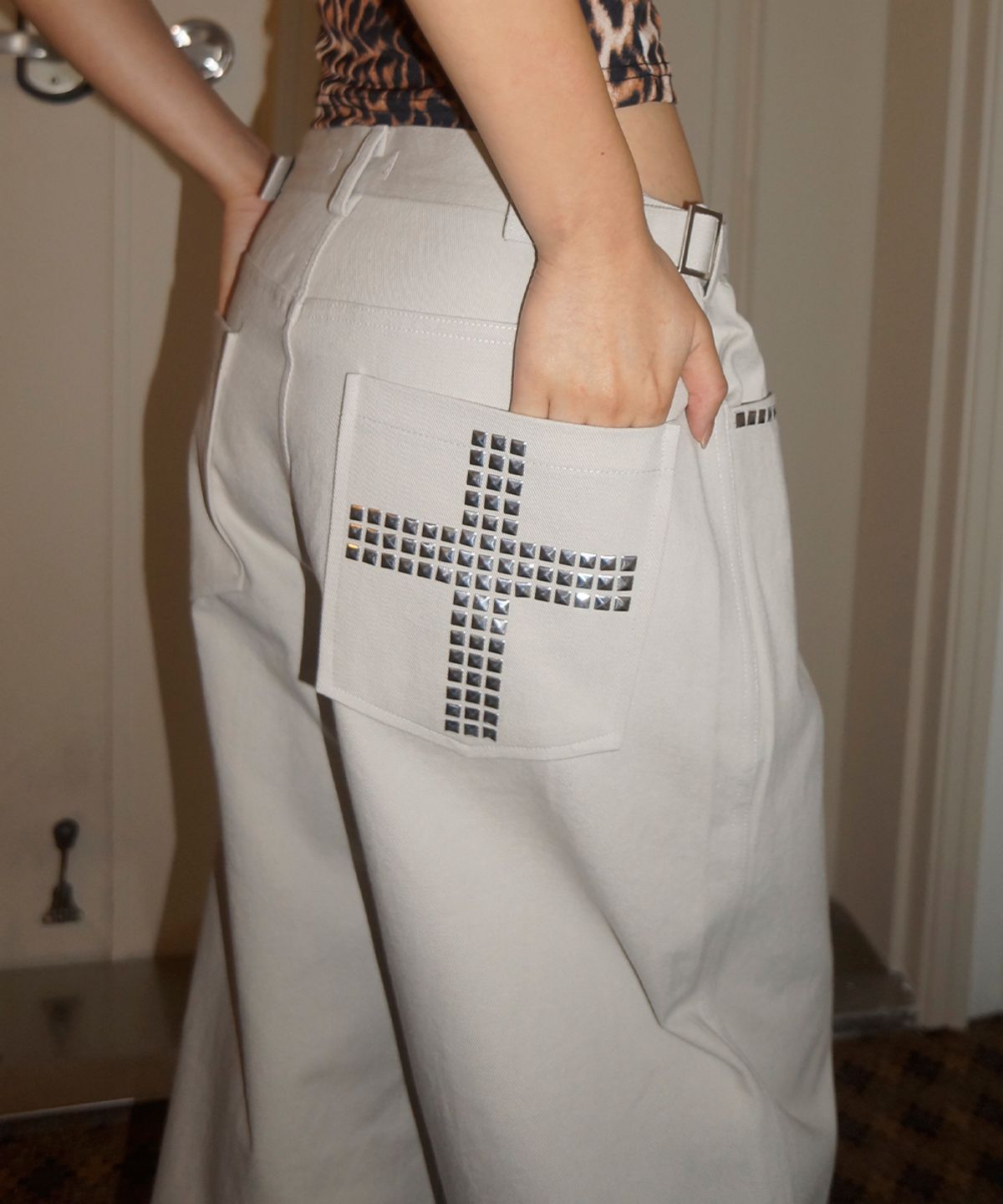 웨이브걸(WAVEGIRL) Crucifixion Pants (2COLOR)