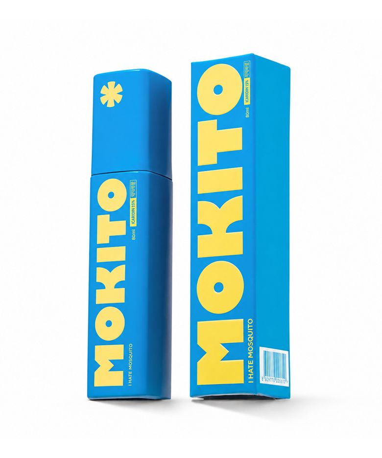 모키토 모기 기피제 스프레이 라벤더향 80ml  이카리딘 15%