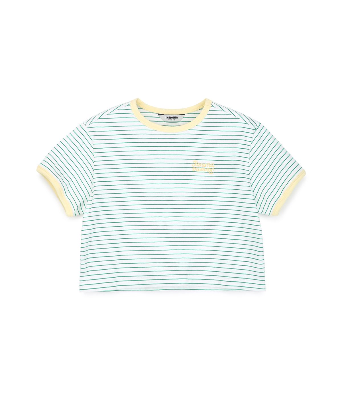 레노마키즈(RENOMA KIDS) 여아그린S/T크롭티셔츠(R2622T177_12)