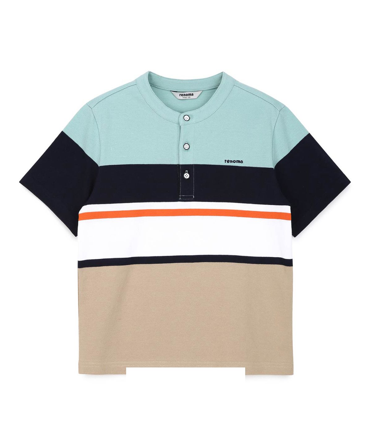 레노마키즈(RENOMA KIDS) 남아민트선염헨리넥티셔츠(R2621T122_22)