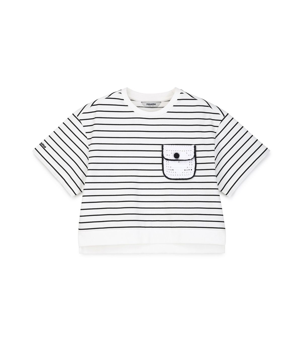 레노마키즈(RENOMA KIDS) 여아스트라이프반팔맨투맨(R2622T174_01)