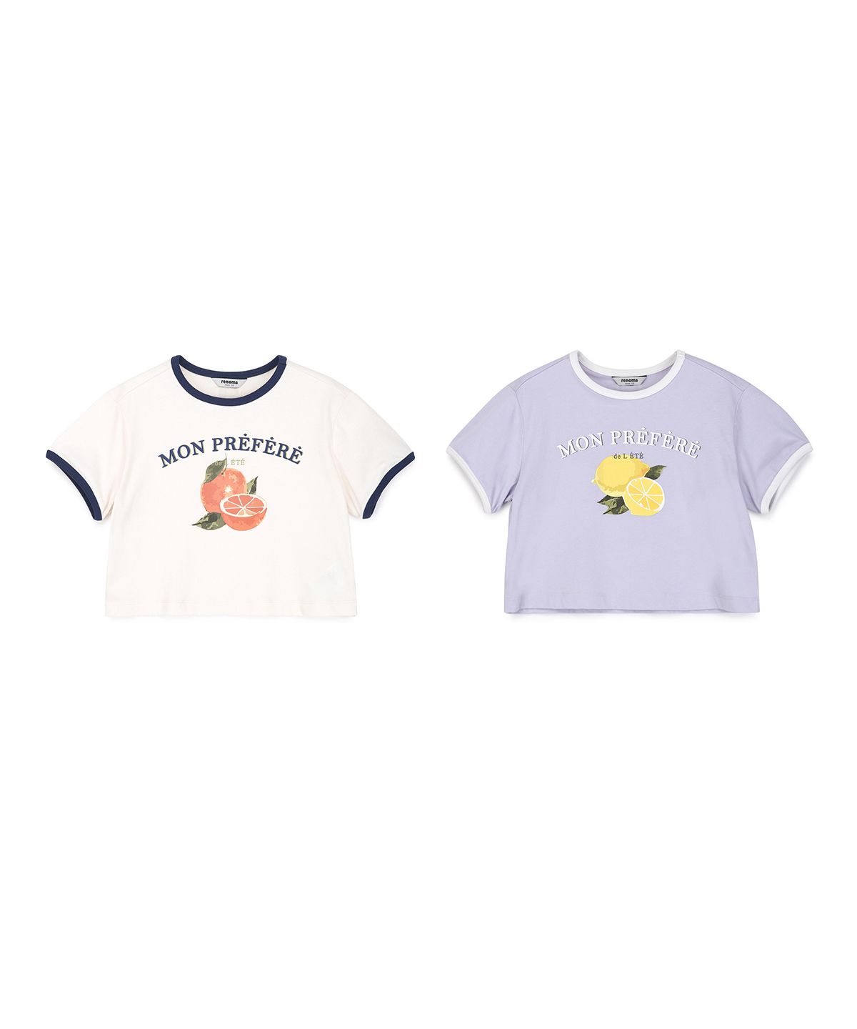 레노마키즈(RENOMA KIDS) 여아크롭링거티셔츠(R2622T171)