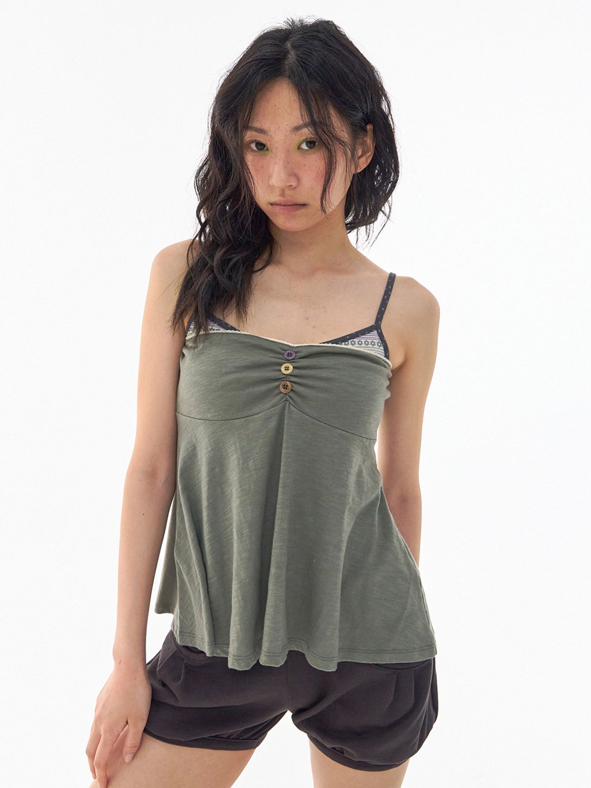 익스파이어드걸(EXPIRED GIRL) Isla Tube Top Sage