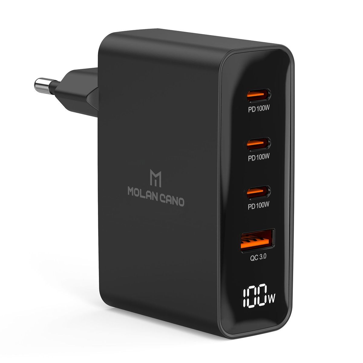 모란카노(MOLANCANO) LED 100W PD C타입 멀티 고속충전기 어댑터 휴대용 전원 장치