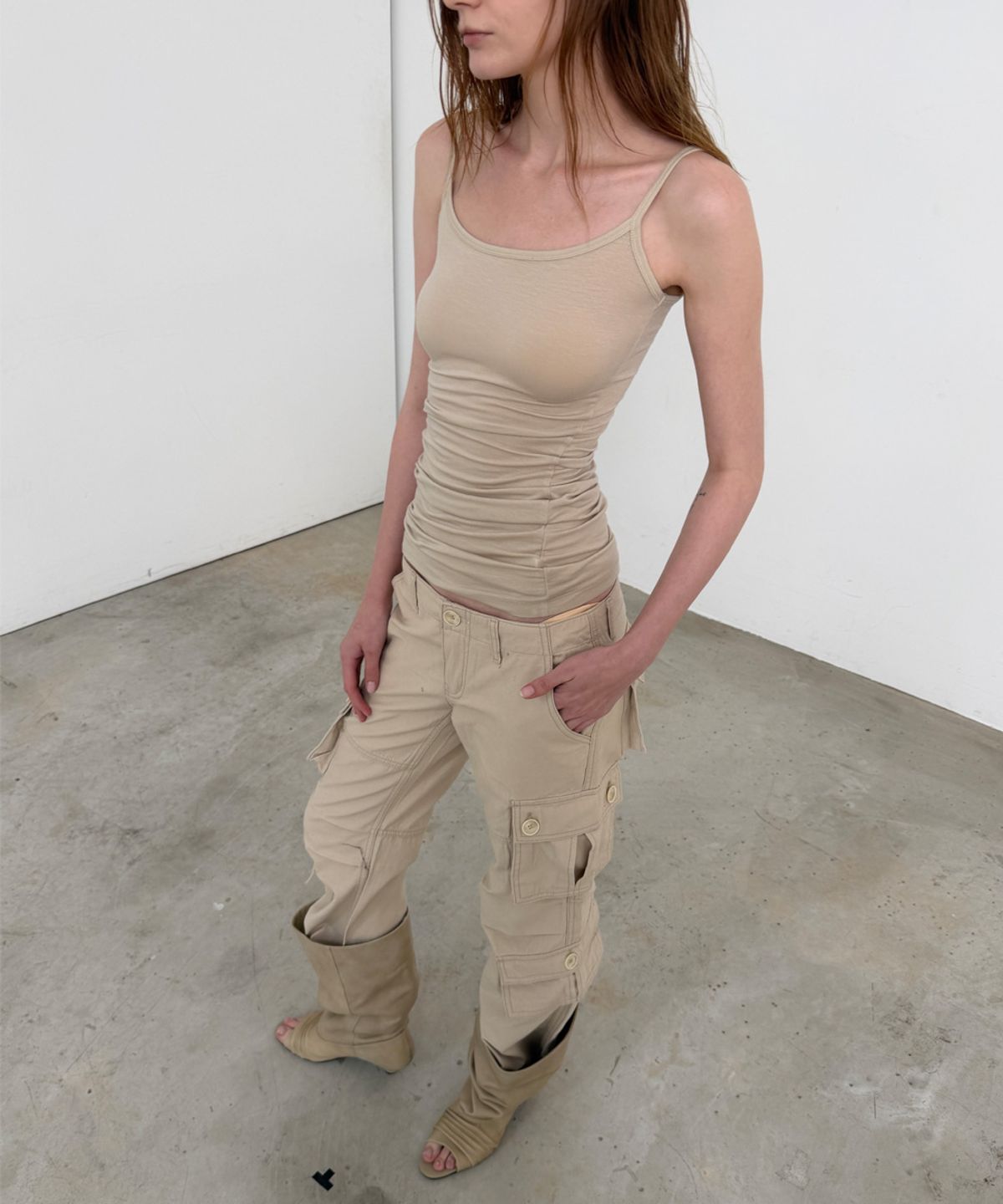 오도어(ODOR) Range cargo pants - Beige