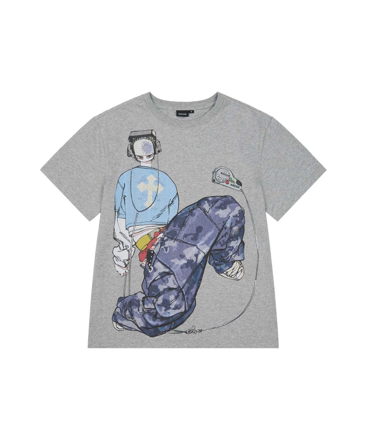 아캄(AAKAM) ChaCha Floorwork Half Top (Gray)