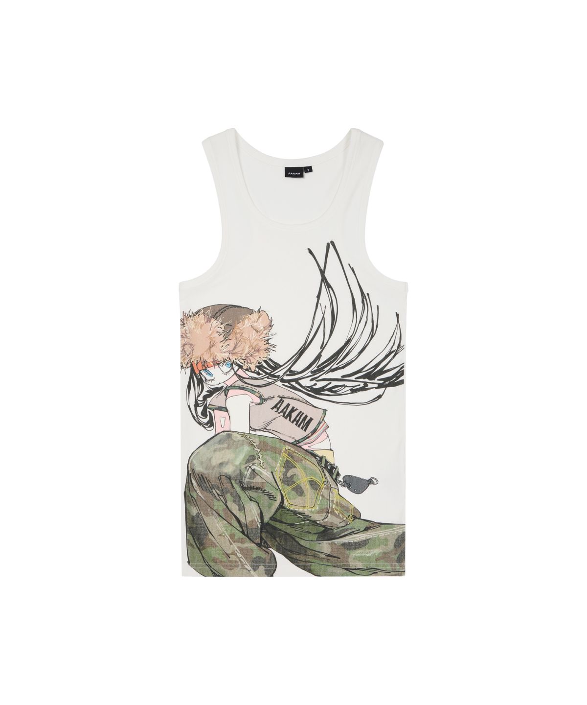 아캄(AAKAM) ChaCha Freestyle Sleeveless (White)