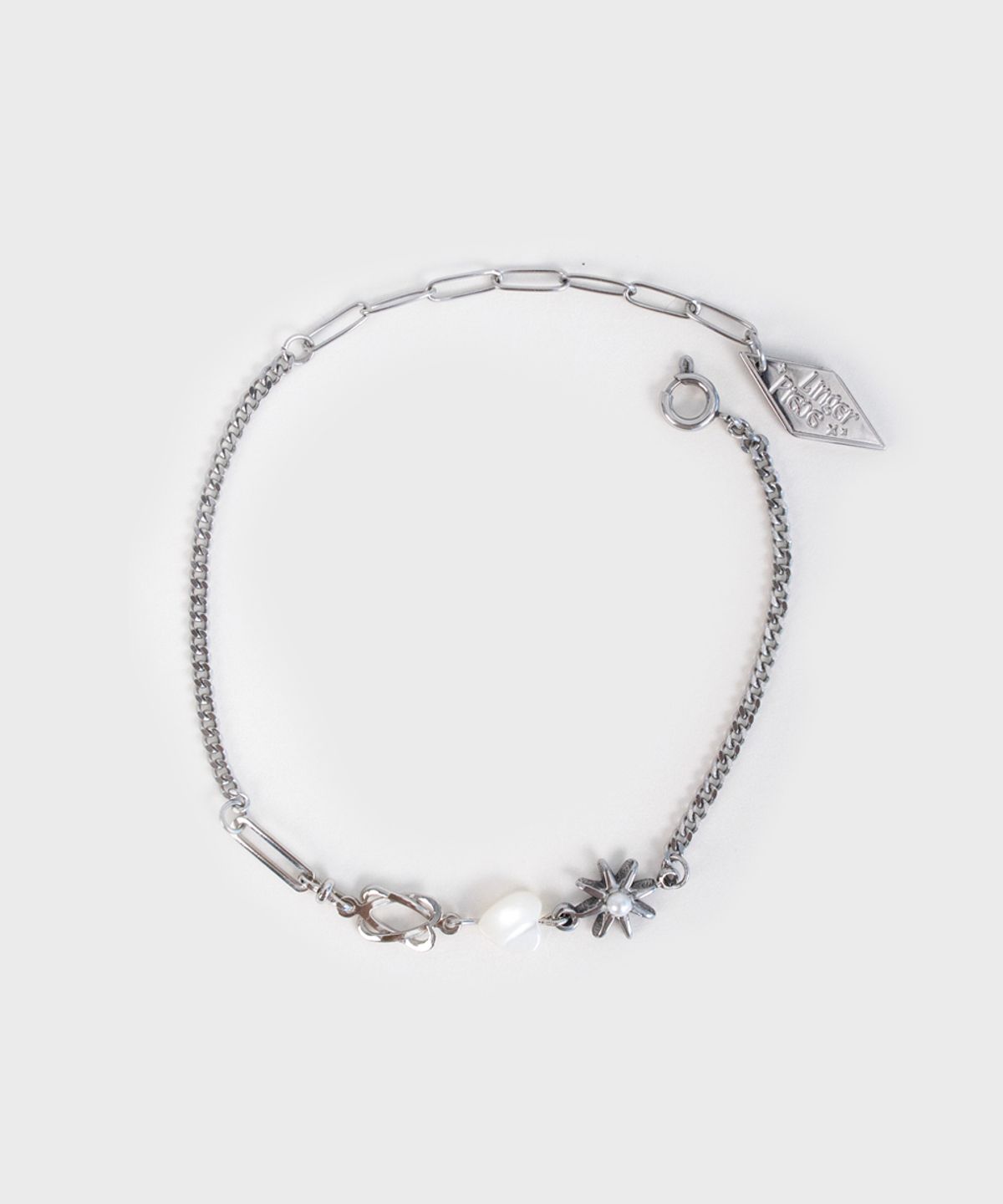 링거피스(LINGER PIECE) Sun and heart in universe bracelet