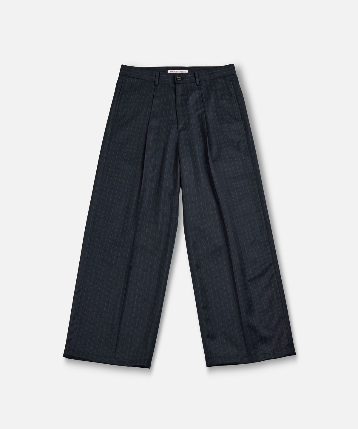 워드로브 스탠다드(WARDROBE STANDARD) WIDE TUCK SLACKS CHARCOAL