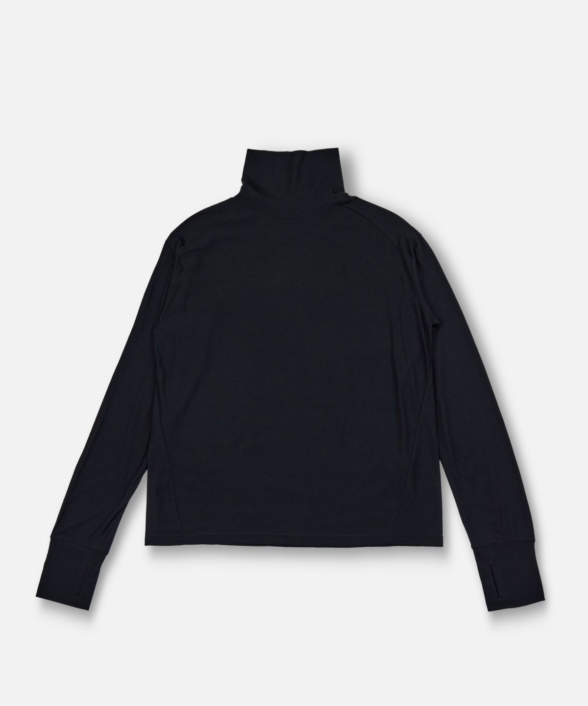 워드로브 스탠다드(WARDROBE STANDARD) TECH WOOL ROLL-NECK LONG SLEEVE BLACK