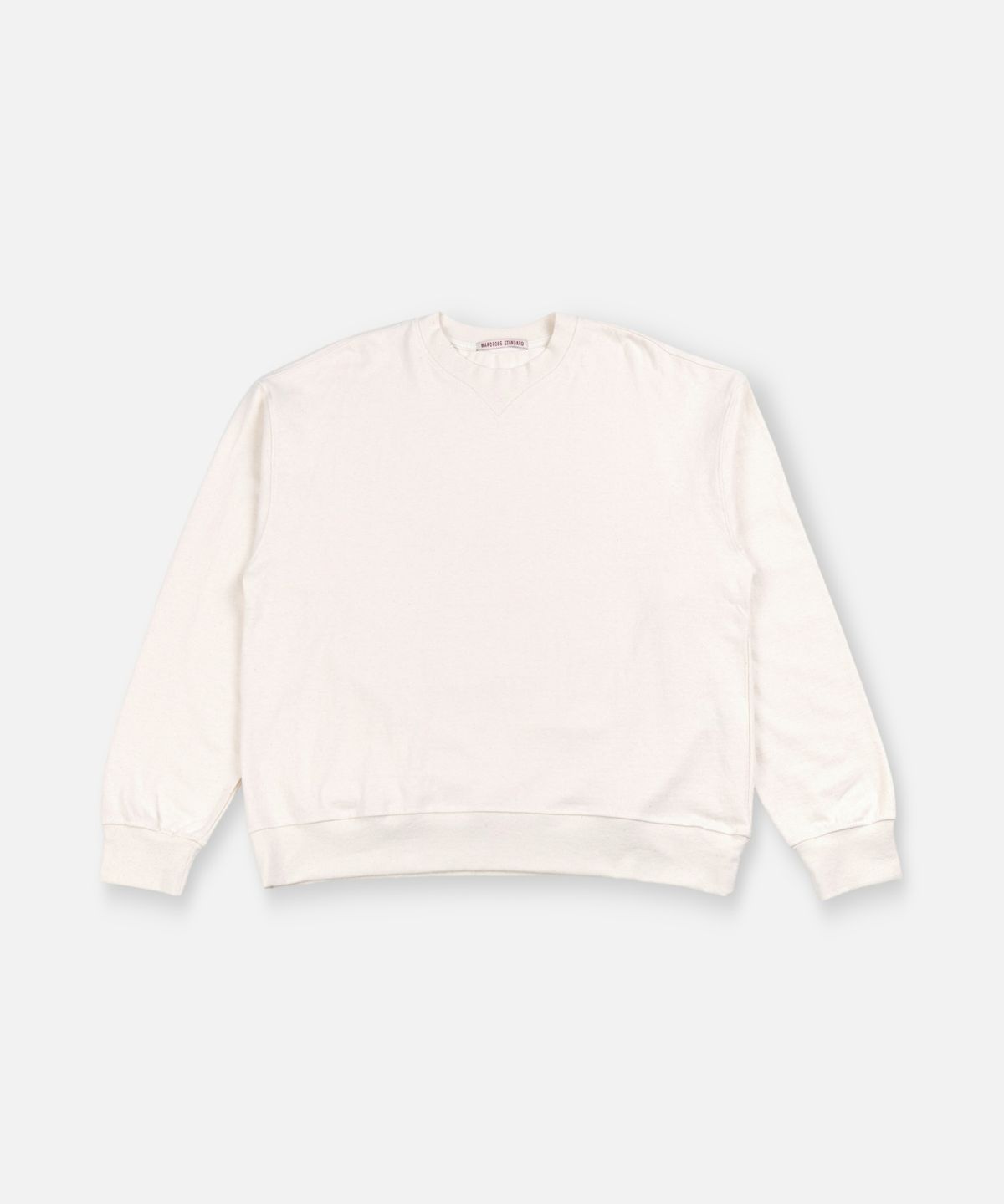 워드로브 스탠다드(WARDROBE STANDARD) RECYCLED COTTON SWEAT ECRU