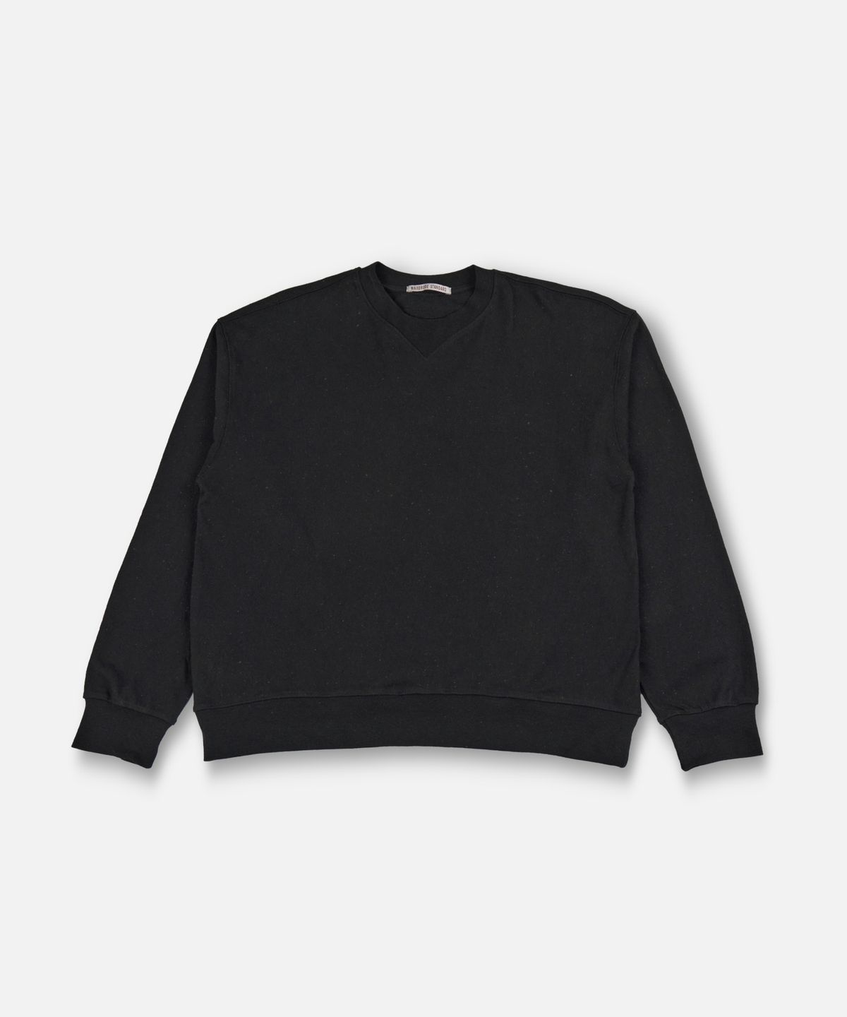 워드로브 스탠다드(WARDROBE STANDARD) RECYCLED COTTON SWEAT BLACK