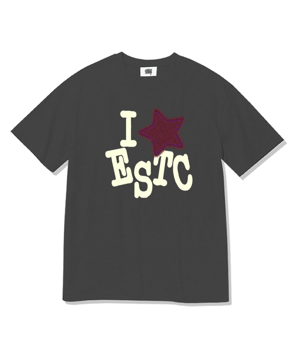이지스티치(EASY STITCH) IESTC 반팔티셔츠 다크그레이