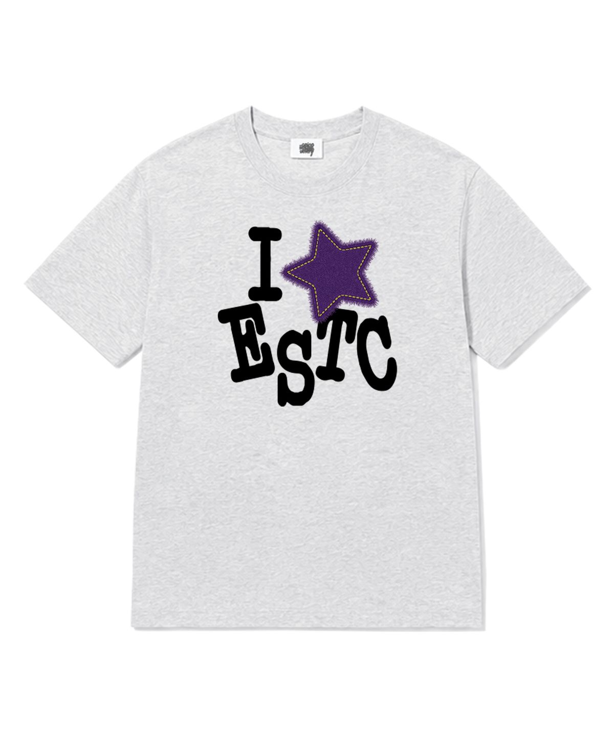 이지스티치(EASY STITCH) IESTC 반팔티셔츠 라이트그레이
