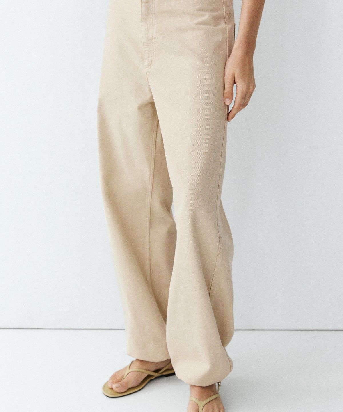 마시모두띠(MASSIMO DUTTI) 릴랙스 핏 파라슈트 팬츠