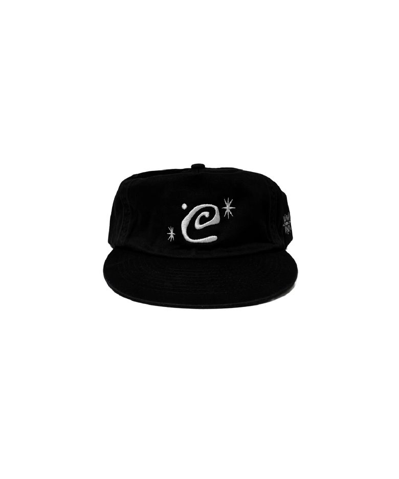 logo flat cap(black)