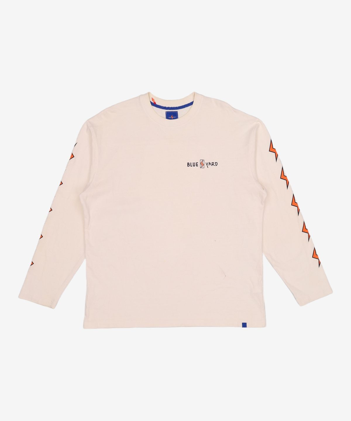 블루야드(BLUE YARD) THUNDERBOLT LONG SLEEVE T WHITE L