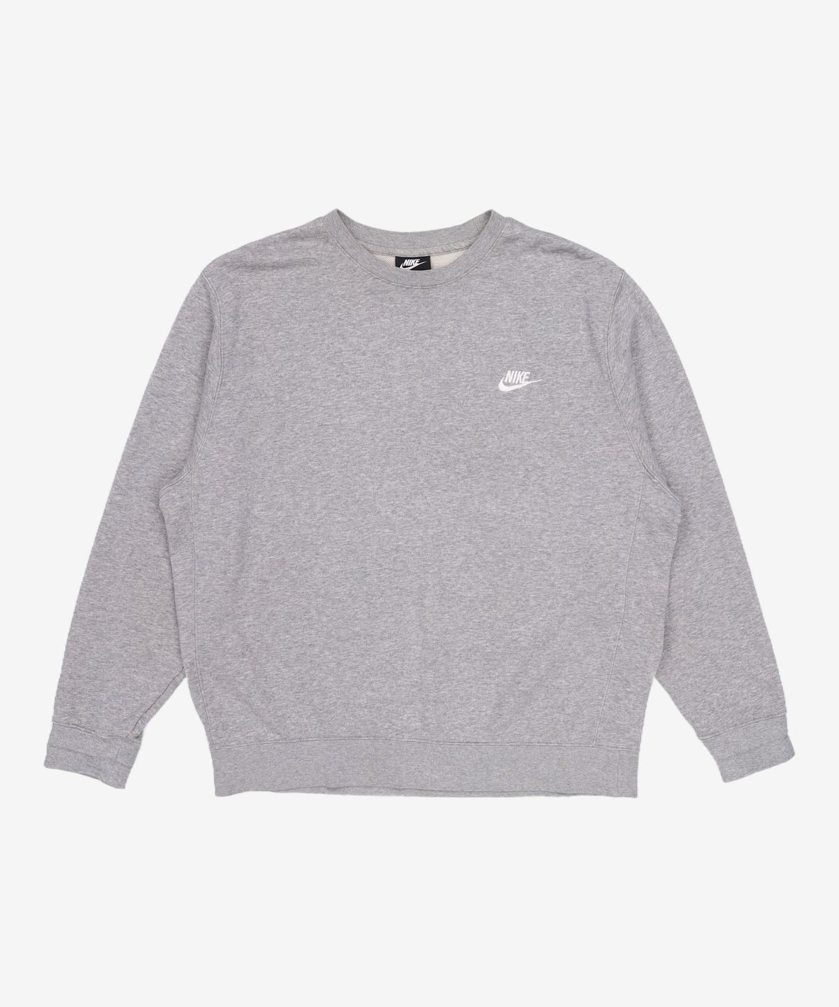나이키(NIKE) 스포츠웨어 클럽 프렌치 테리 크루 M - 다크 그레이 헤더:화이트 / BV2667-063 XXL