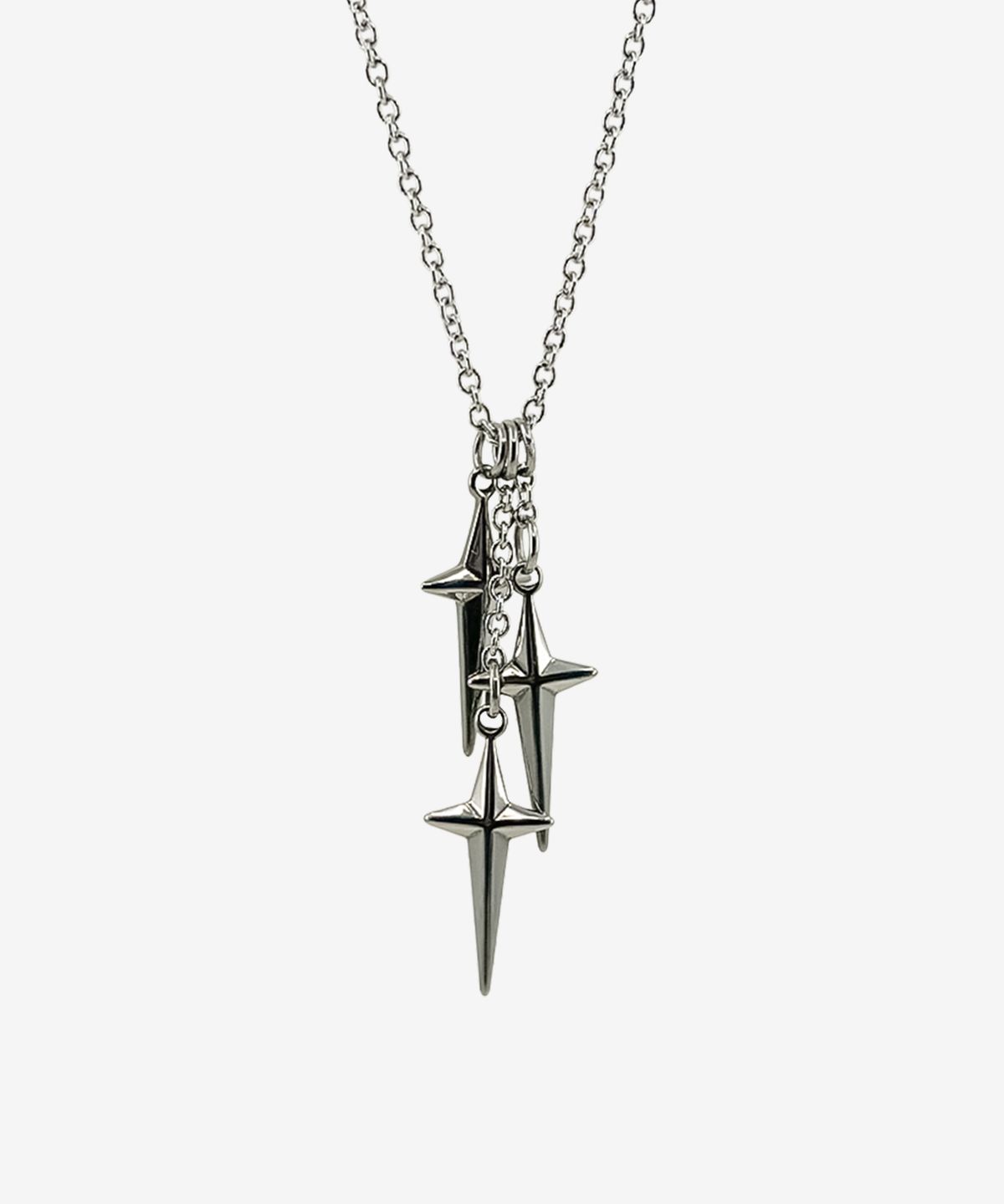 포콤마(FOURCOMMA) TRINITY CROSS S250 NECKLACE