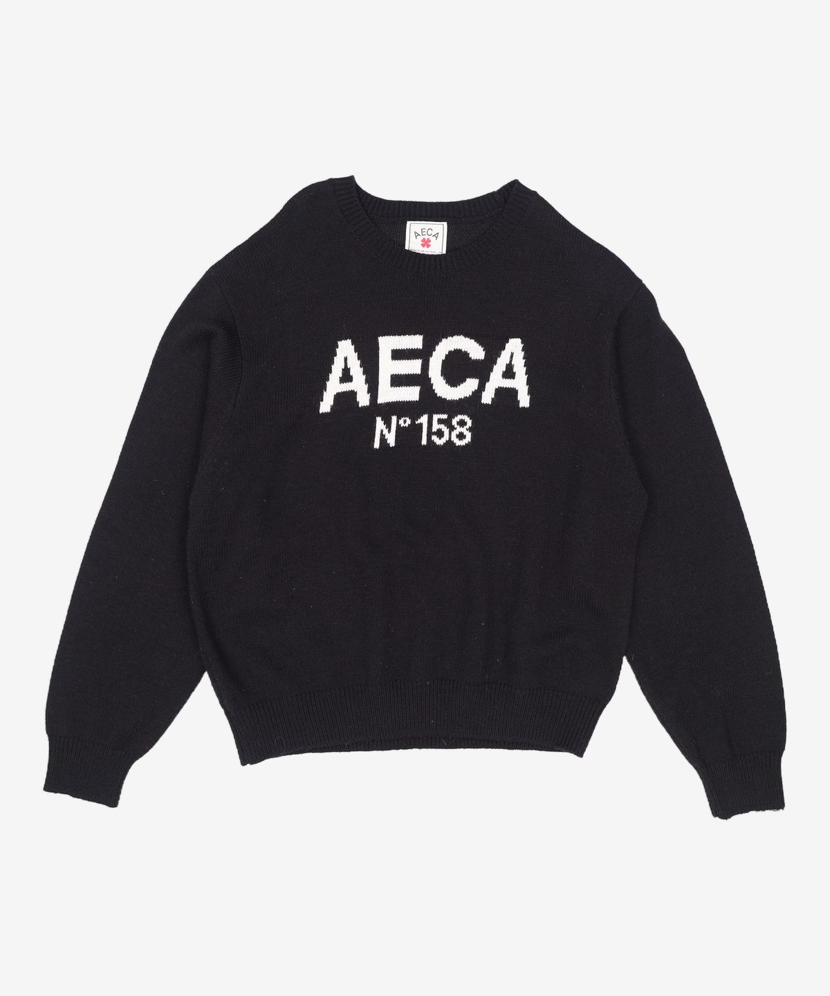 에이카화이트(AECA) AECA BIG LOGO WOOL KNIT [7color] L