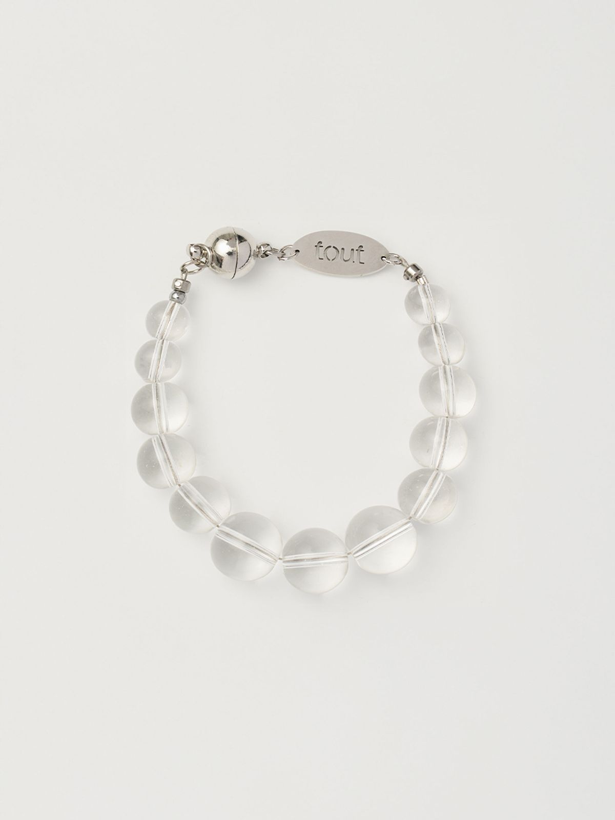 토우트(TOUT) clear quartz bracelet