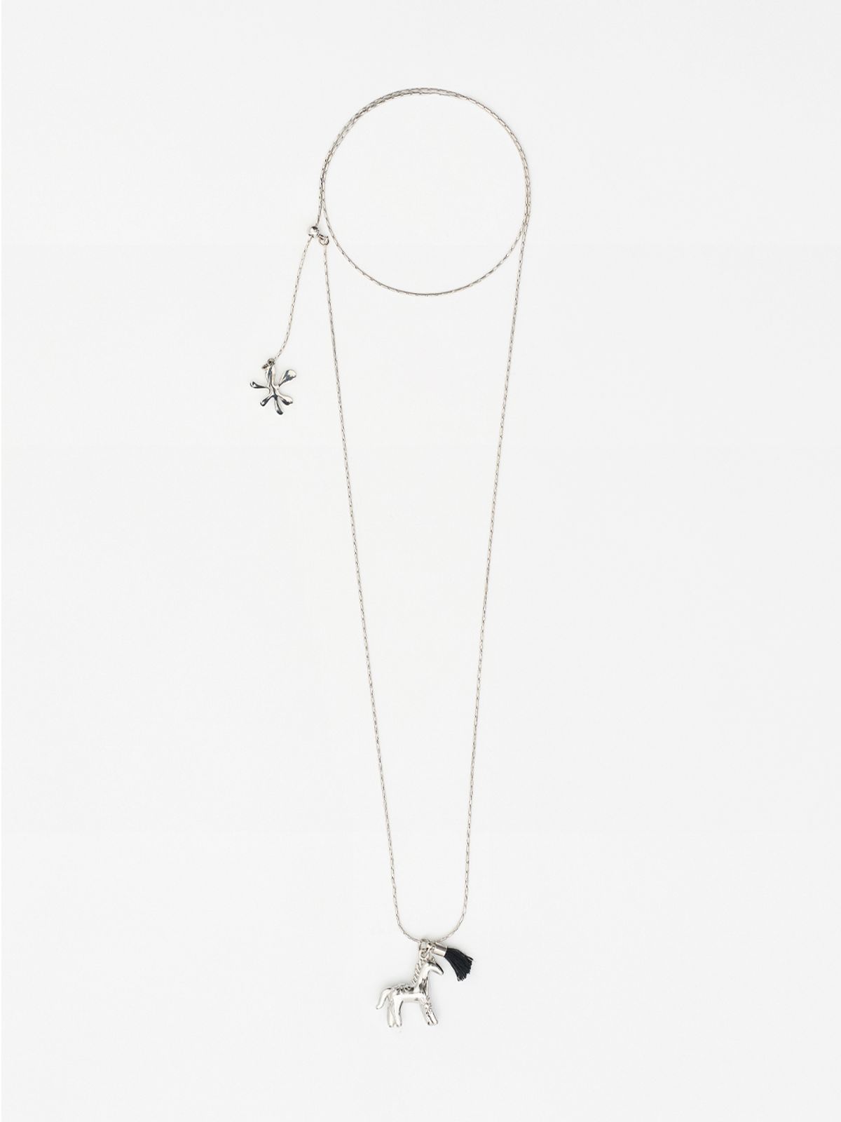 토우트(TOUT) flower horse necklace