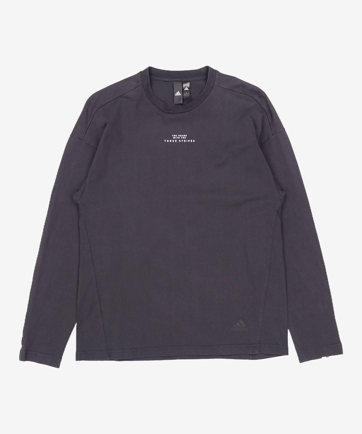 아디다스(ADIDAS) M 머스트해브 3S 롱슬리브 티 - 블랙 / FM5460 L