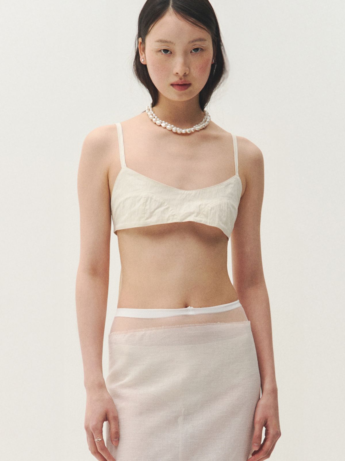 토우트(TOUT) double pearl necklace