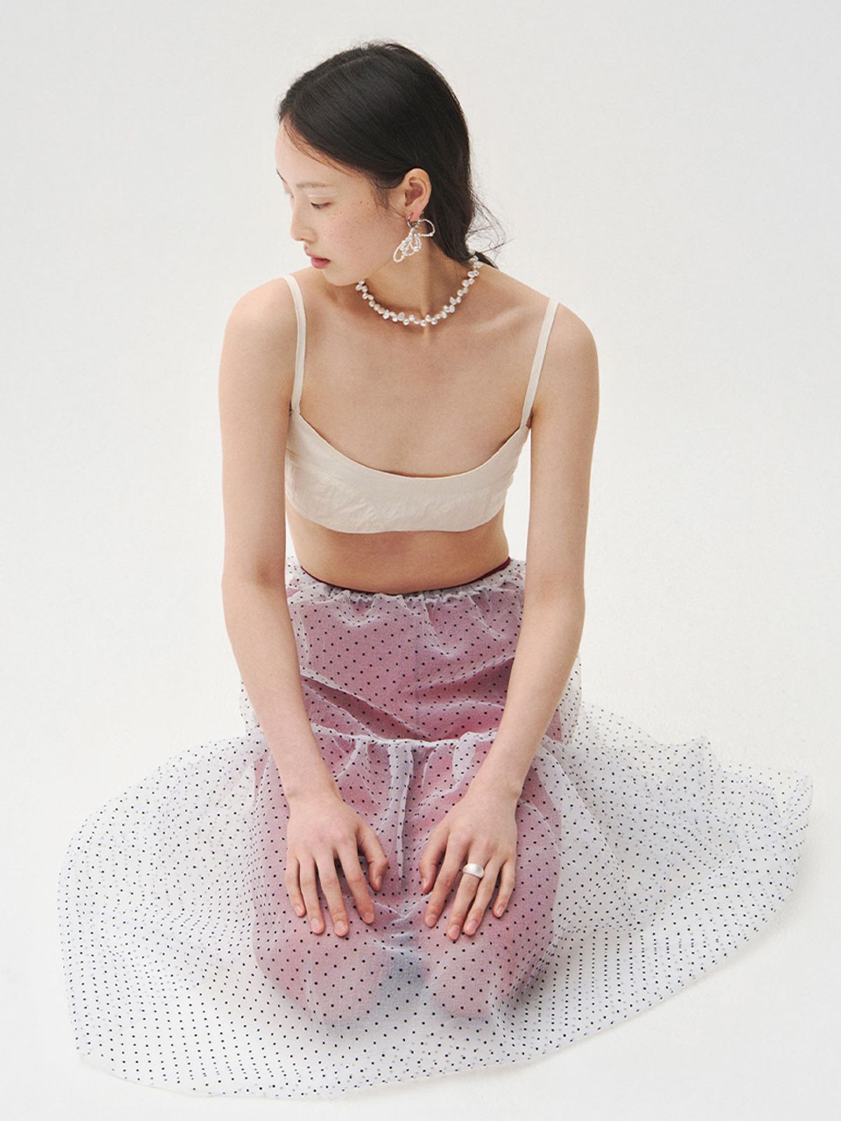 토우트(TOUT) dancing pearl necklace