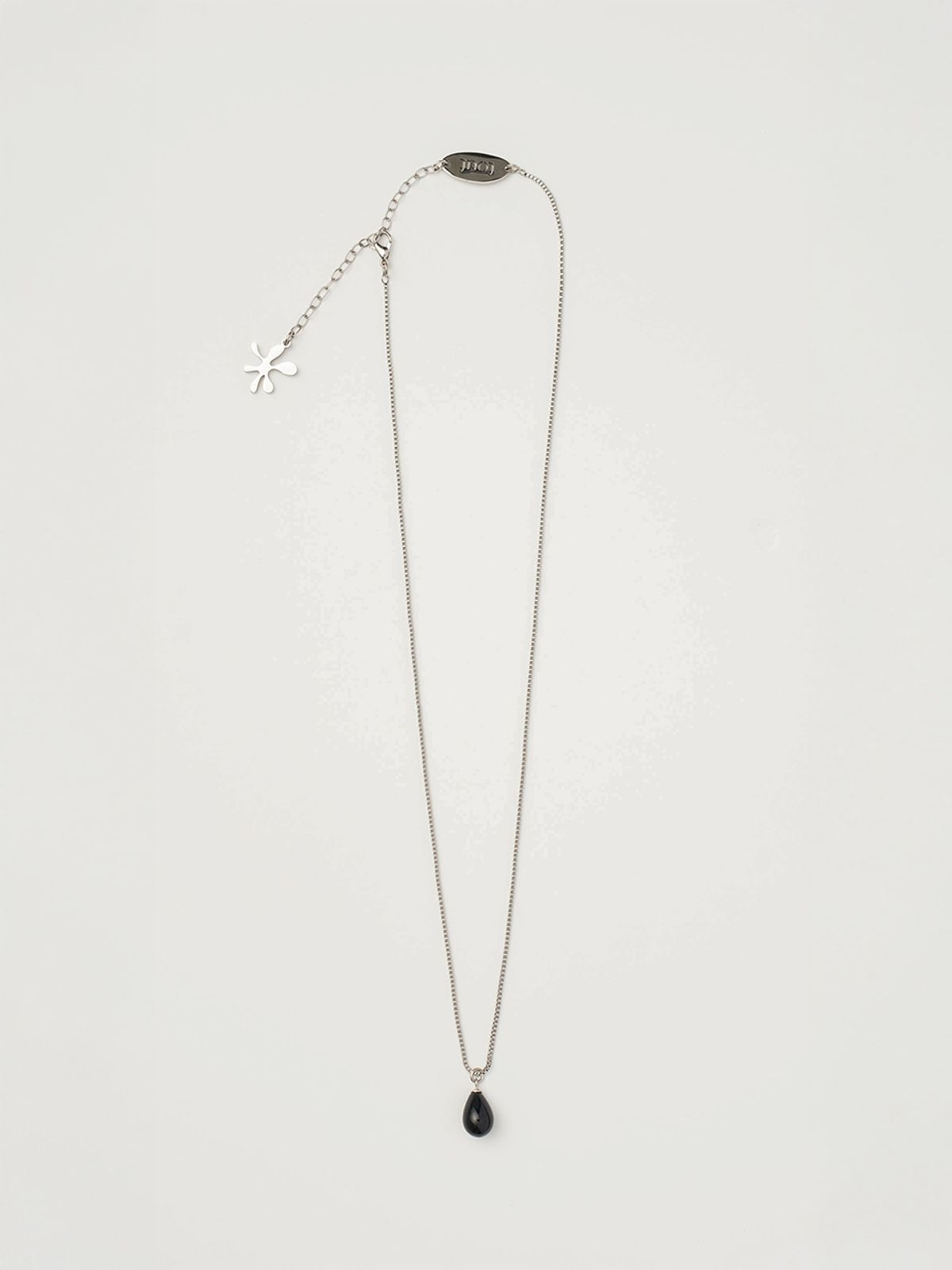 토우트(TOUT) onyx oval necklace 316L